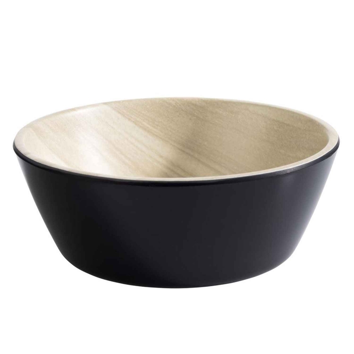 FRIDA BLACK/BEIGE MELAMINE BOWL Ø12.5XH4.5CM - APS - 4004133846067