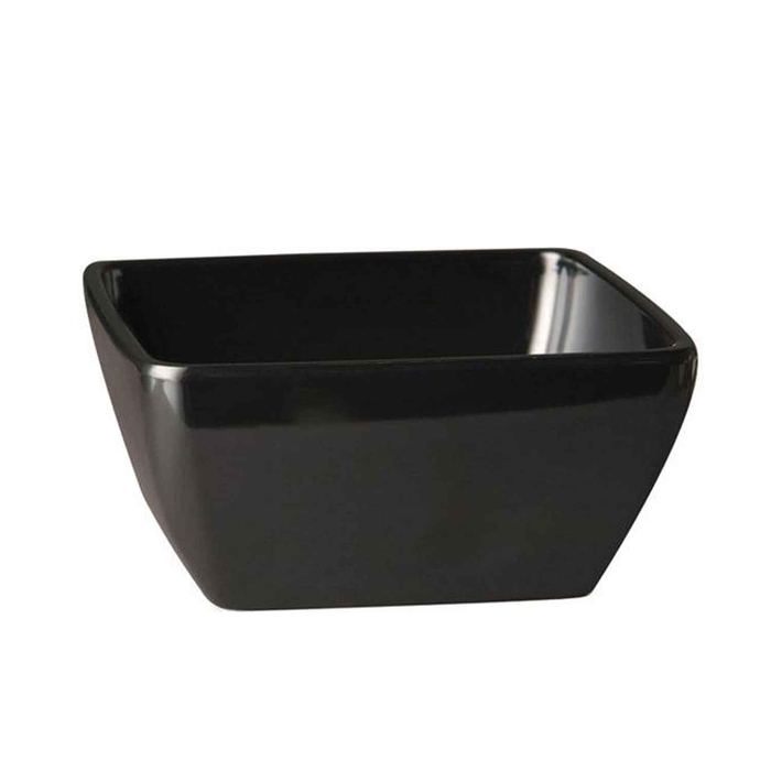 TIGELA MELAMINA PRETA QUAD 19X19X9CM 83468 - APS - 4004133834682