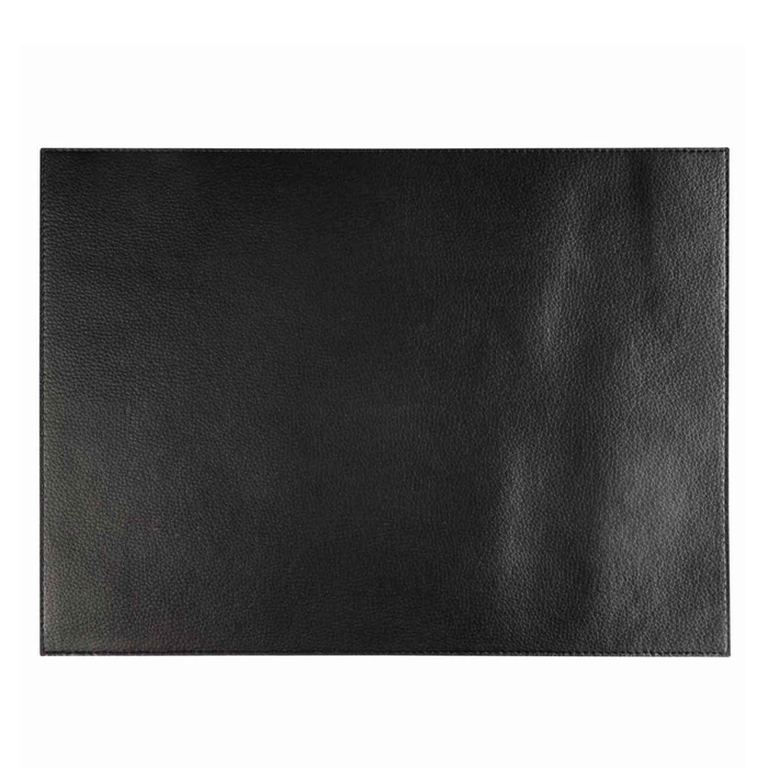 TOALHETE INDIV IMITAÇAO PELE PRETO 45X32.5CM 60046 - APS - 4004133600461