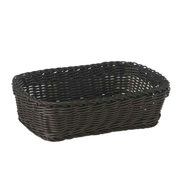 CESTO RECTANGULAR PP PRETO 31X21X9CM 50707 - APS - 4004133507074