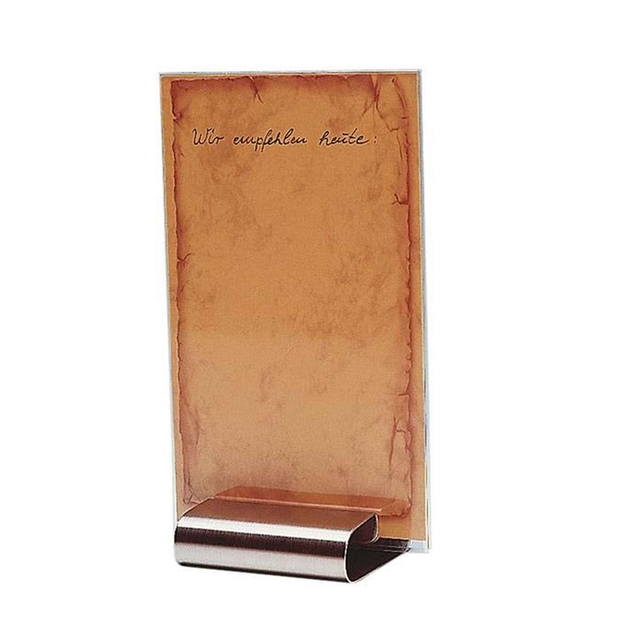PORTA MENU INOX 8X7Xh2CM 00030 - APS - 4004133000308