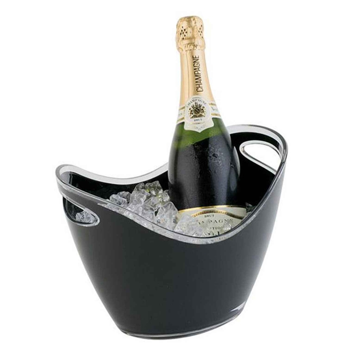 BALDE ACRILICO PRETO 27X20CM 36053 - APS - 4004133360532