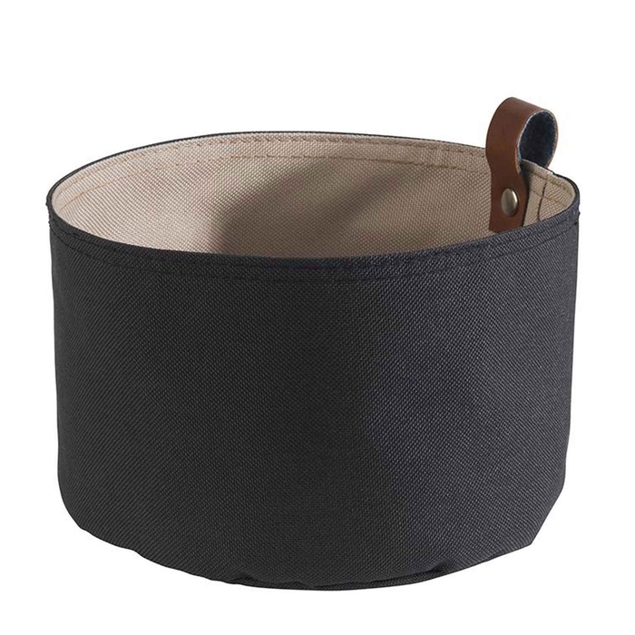 CESTO PAO Ø17XH11.5CM PRETO/BEJE 30345 - APS - 4004133303454