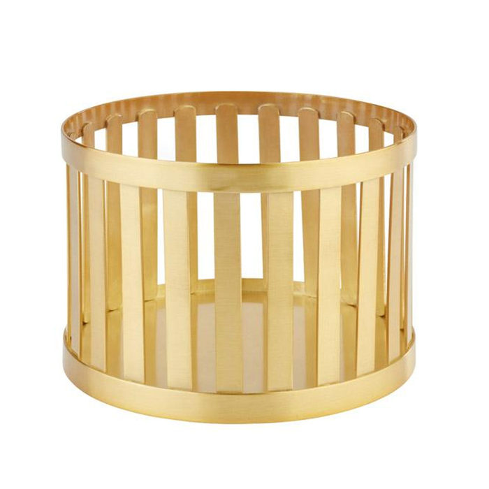 CESTO METAL GOLD Ø15xH10.5CM 15334 - APS - 4004133153349