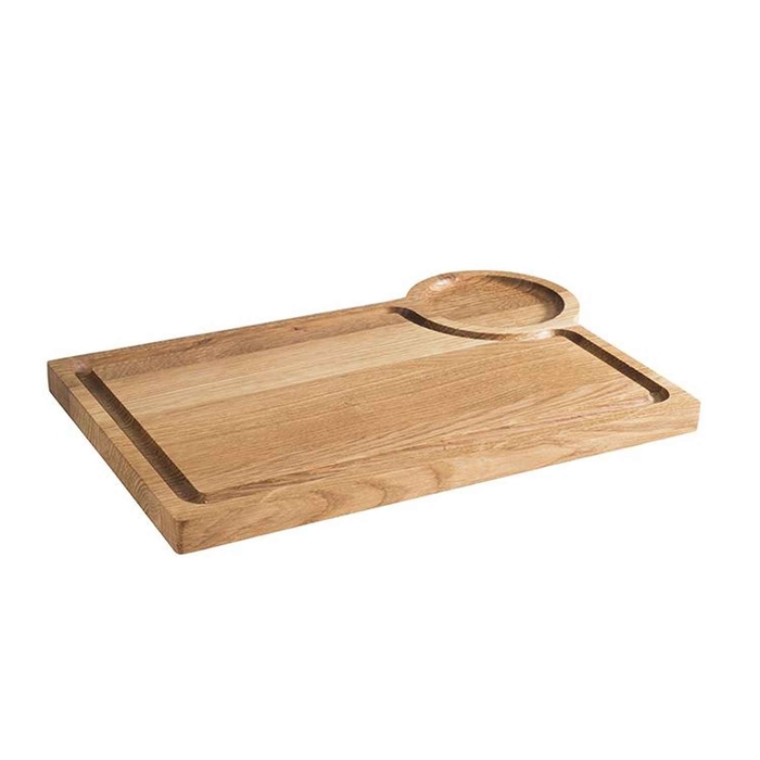 TABUA MADEIRA 37X25CM C/RASGO ORIFICIO TAÇA 00808 - APS - 4004133008083