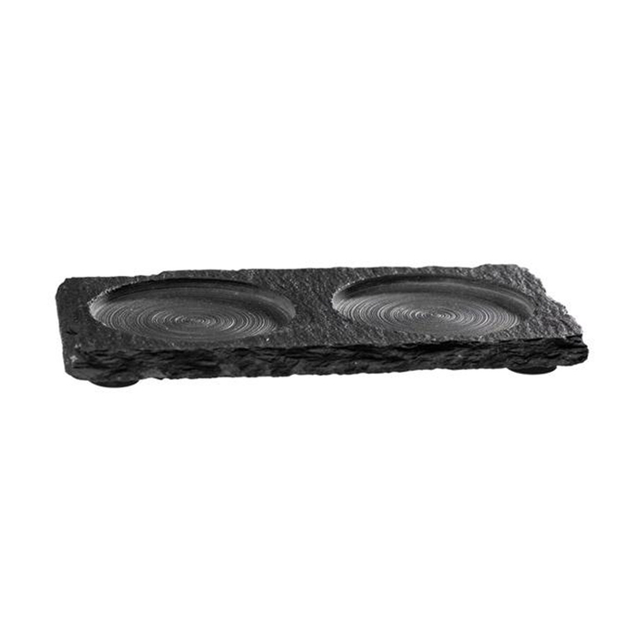 BASE ARDOSIA 15X8CM C/2 ORIFICIOS Ø6CM 00971 - APS - 4004133009714