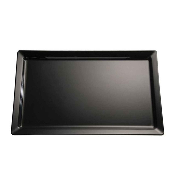 PURE BLACK MELAMINE TRAY GN1/1 53X32,5CM - APS - 4004133834798