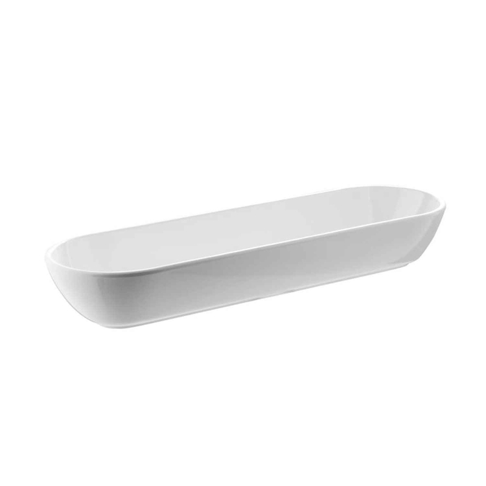 SALADEIRA OVAL MELAMINA BRANCA 51X15,5X7,5CM 83499 - APS - 4004133834996