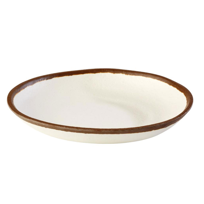 PRATO MELAMINA CROCKER CREME Ø20.5XH3CM 84575 - APS - 4004133845756