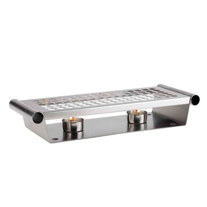AQUECEDOR DE PRATOS 2 LAMPARINAS 34X13X6CM  - APS - 4004133353435