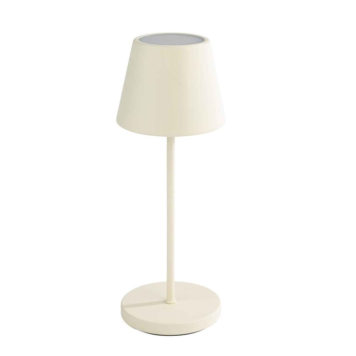 CANDEEIRO MESA MERLE CREME Ø11XH30.5CM 17000 - APS - 4004133170001