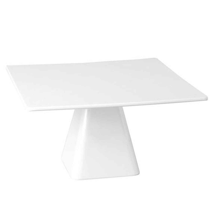 PRATO BOLO QUADRADO MELAMINA BRANCA CPE 31CM 83893 - APS - 4004133838932