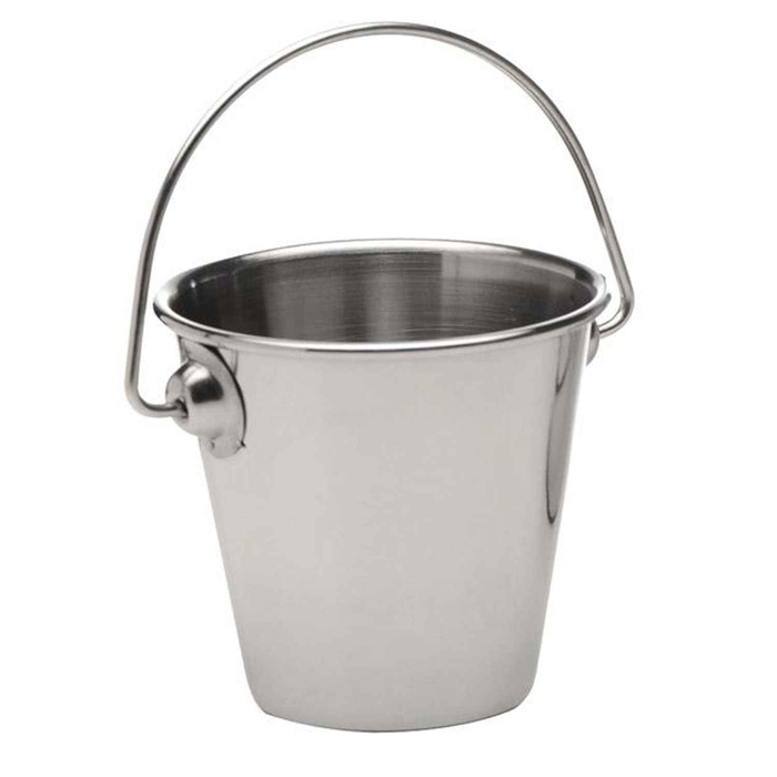 SNACKHOLDER MINI S.STEEL BUCKET W/ WING 7X6.35CM  - APS - 4004133406308