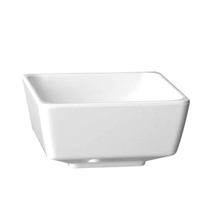 TAÇA QUADRADA MELAMINA BRANCA FLOAT 25X25 83918 - APS - 4004133839182