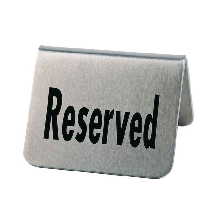 SINAL RESERVADO INOX 5.5X5X3,5CM C/2 UN 00013 - APS - 4004133000131