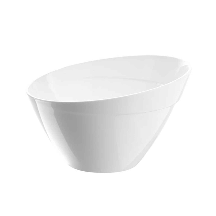 TAÇA REDONDA 24.5CM 2.5LT MELAMINA BRANCA 84042 - APS - 4004133840423
