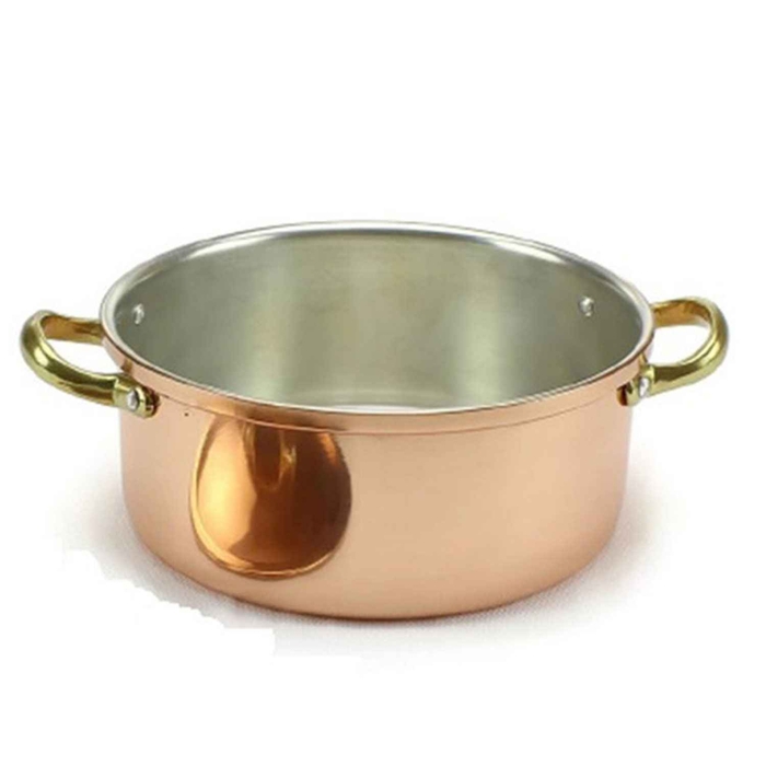 CAÇAROLA COBRE/ESTANHO Ø12CM S/TAMPA 170.038 - COBRAZ - 1030015012
