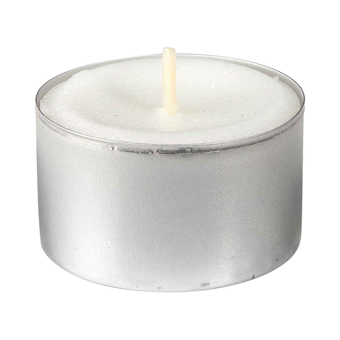 CONJ 100 TEALIGHTS BRANCA 8H 157313 - DUNI - 7321011573134