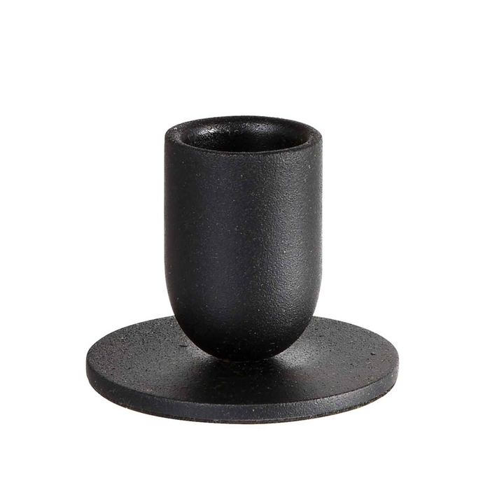 SUPORTE VELA LED TOTEM PRETO Ø57XH43MM 208778 - DUNI - 7321012087784
