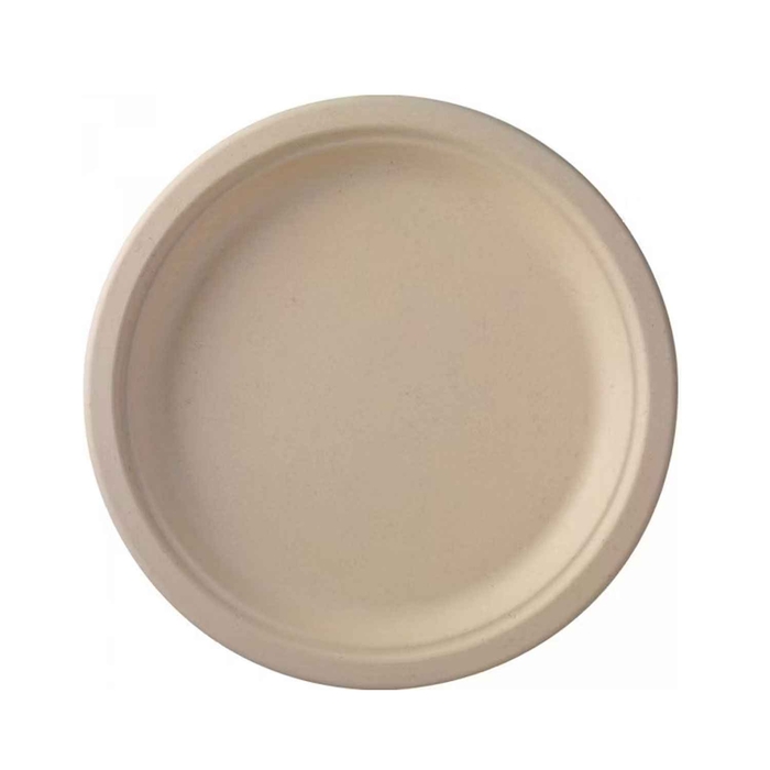 BAGAZO BROWN PLATE Ø26CM PACK 500UN - DUNI - 7321011571833
