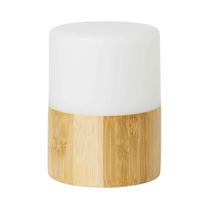 PORTA VELAS VIDRO/BAMBOO BRIGHT 105X75MM - DUNI - 7321011831807