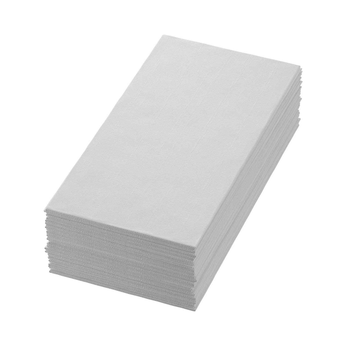WHITE AIRLAID NAPKIN 1/8 48X48CM PACK 360UN - DUNI - 07321031684315