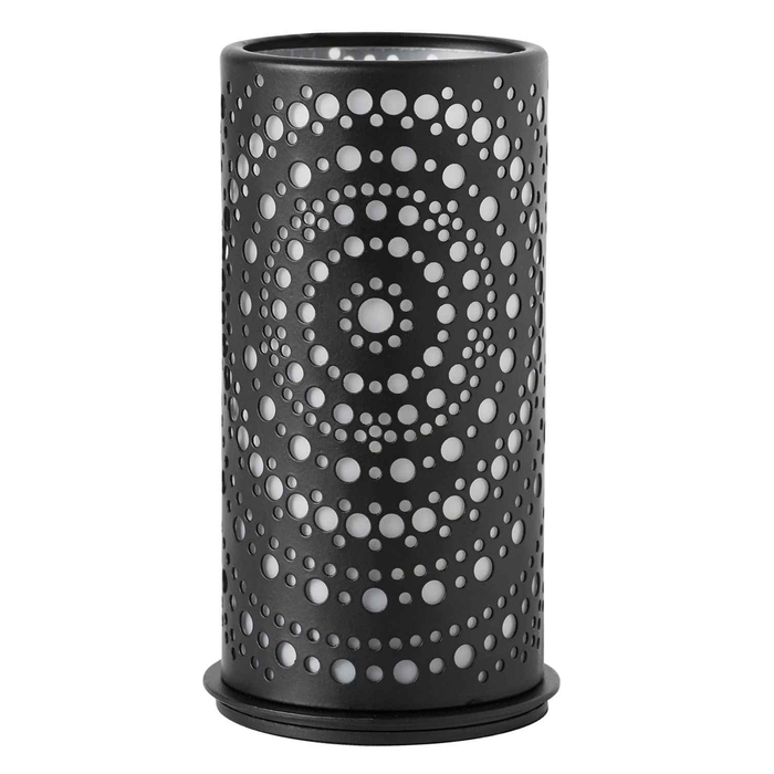 PORTA VELAS METAL PRETO 140X75MM - DUNI - 7321011714872