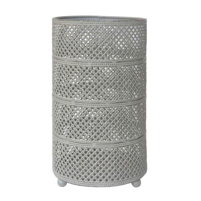 METAL STELLA GREY CANDLE DOOR 200XØ120MM - DUNI - 7321011682508
