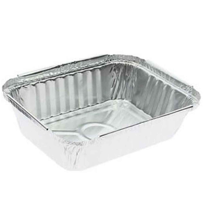 EMBALAGEM ALUMINIO RECT 890ML 01240890/1 C/100 - PALMA & PALMA - 8435712405249