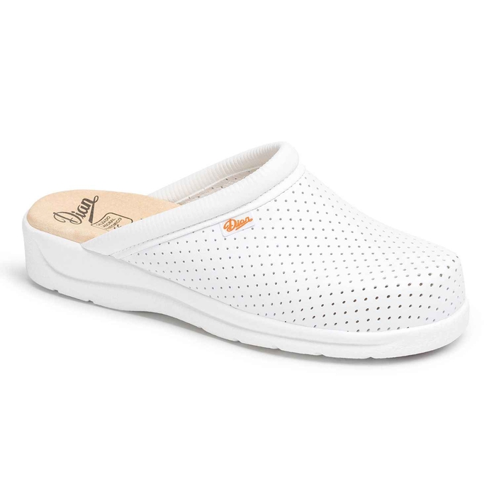 PISA PERFORATED WHITE SHOE SIZE 39 - DIAN - 1250014302