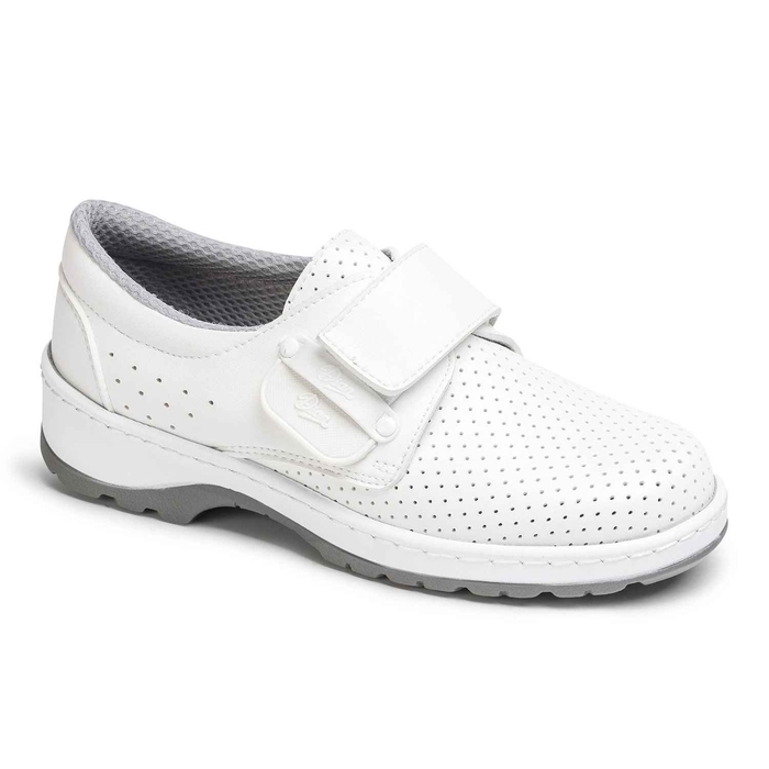 PREMIER PERFORATED WHITE SHOE SIZE 38 - DIAN - 1250017098