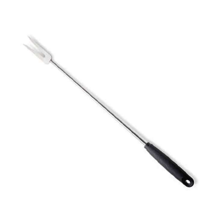 GARFO CHURRASCO INOX CB PVC PRETO 50CM - CRISTEMA - 1330015773