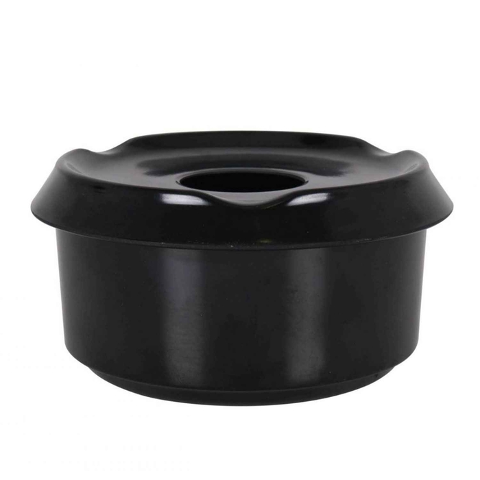 CINZEIRO AGUA MELAMINA PRETO B100V382B - PALMA & PALMA - 8428141335201