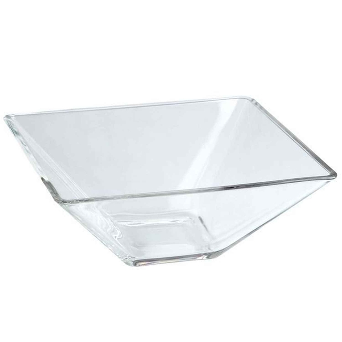 TAÇA VIDRO MING QUADRADA 14X14X7CM B3175 - PALMA & PALMA - 8002713096662