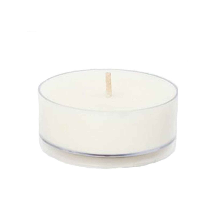 MAXI TEALIGHTS BR CAP PLASTICO TRANSP M00715 (C60) - 5607684007155