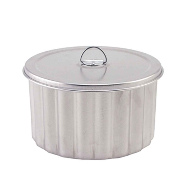 FORMA PUDIM CANELADA C/TAMPA ALUMINIO ø18CM - PALMA & PALMA - 5604320110392