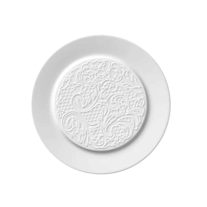 PRATO PAO Ø14CM BRANCO COLLECTION L COUTURE 237401 - DEGRENNE - 3057192374010