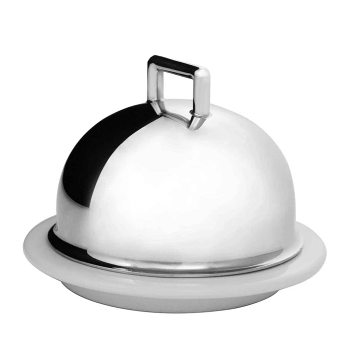 NEWPORT MANTEIGUEIRA INOX BASE PORCELANA - DEGRENNE - 3057191853073