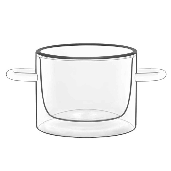 TACHO Ø7XH5.5CM PAREDE DUPLA TRANSP 51 7600 (C2) - PLAYGROUND - 032622023419