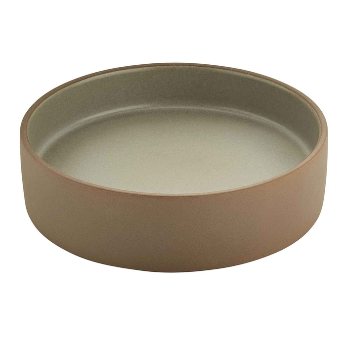 PRATO ABA STONEWARE BEIGE/GREY Ø16XH4.5CM 01 1816 - PLAYGROUND - 4029793442596