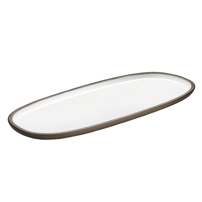 PRATO OVAL RENEW WHITE 35X15CM 01 2035 - PLAYGROUND - 4029793459938