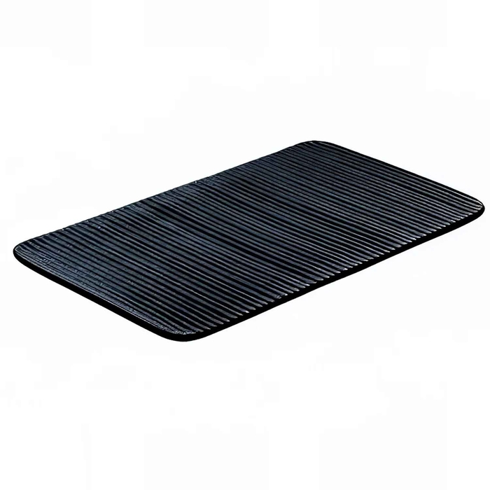 NARA BLACK PRATO RECTANGULAR 30X18CM - PLAYGROUND - 402979331449