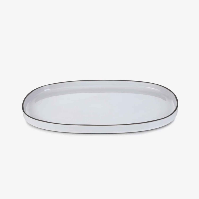 PRATO OVAL CARACTERE BR CUMULUS 46.5X28.7CM 652864 - REVOL - 3198246528550