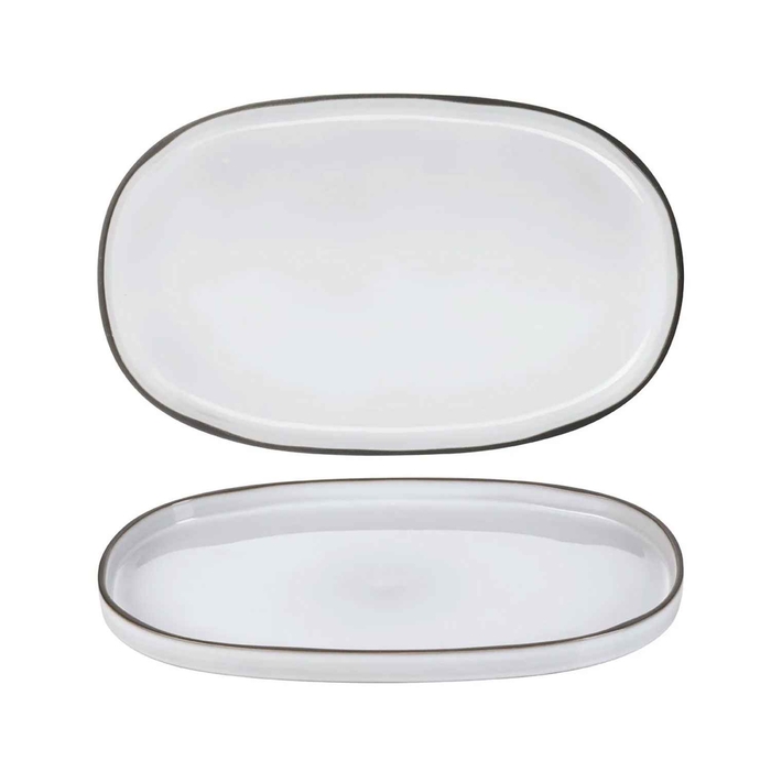 CARACTERE WHITE OVAL TRAY 35.5CM - REVOL - 31982496527591