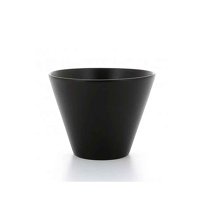 EQUINOXE CONICAL BLACK BOWL Ø6,3CM 5CL - REVOL - 3198246494824
