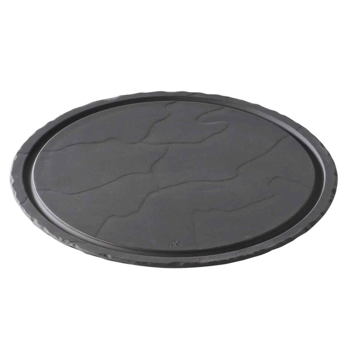 PRATO RED. Ø30CM PRETO BIFE C/ RASGO BASALT 647911 - REVOL - 319824647910