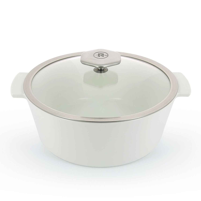 TACHO INDUÇAO Ø26CM 3.4L BRANCO C/T VIDRO 649857 - REVOL - 3198246498570
