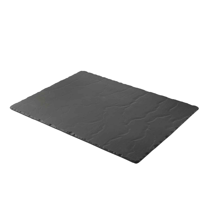 BASALT RECTANGULAR LARGE TRAY 40X30X0,7CM - REVOL - 3198246405981