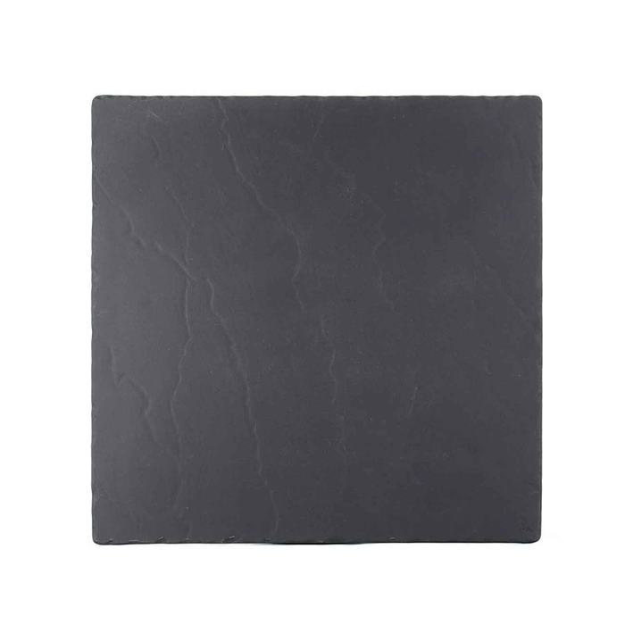 BASALT SQUARE PLATE 30X30X0,7CM - REVOL - 3198246419124