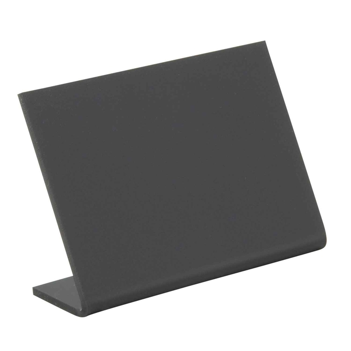 PLACA MESA ACRILICO PRETA PACK 5 - SECURIT - 8718226499776